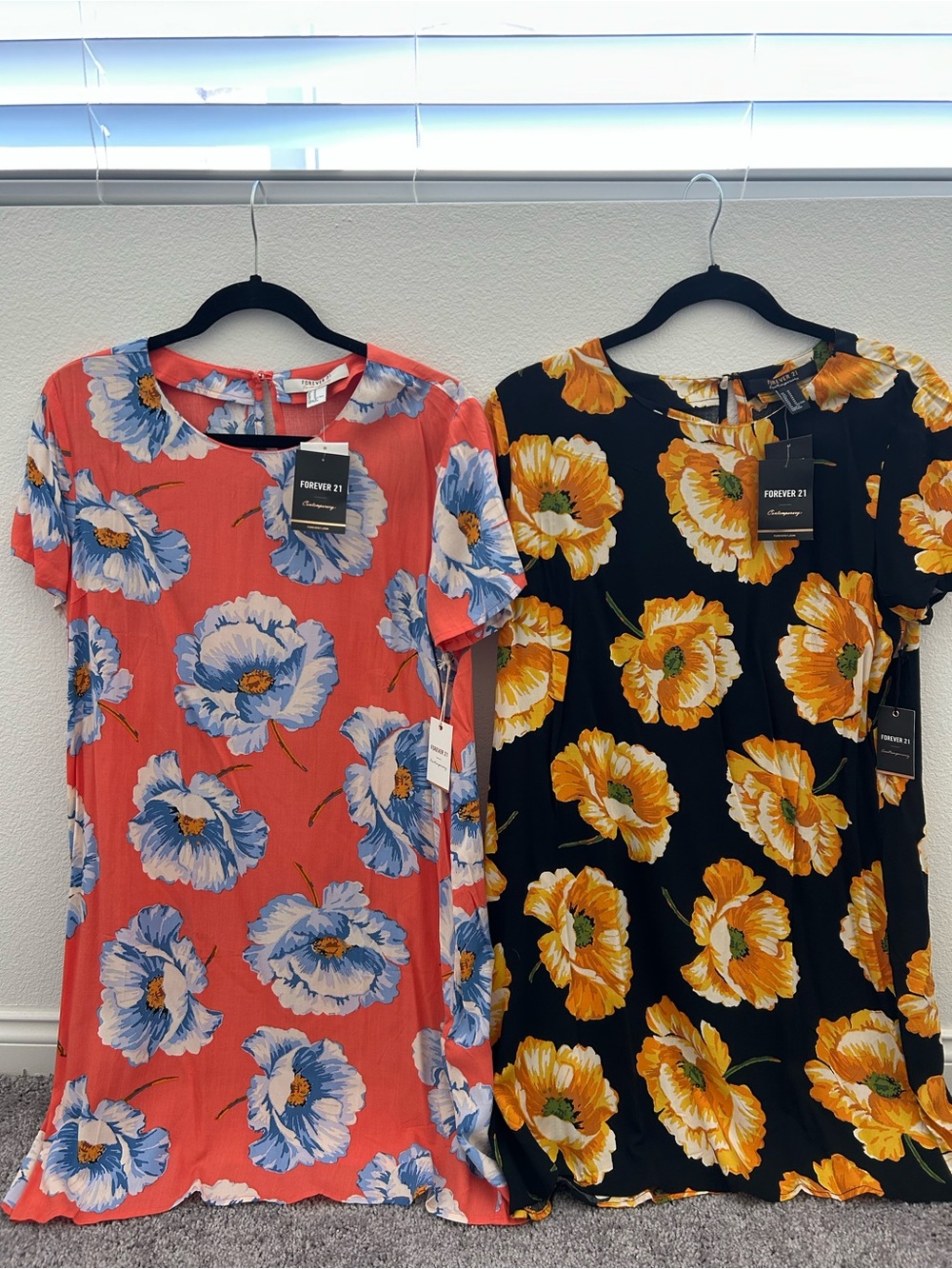 Forever 21 Floral Mini Dress 2 pack